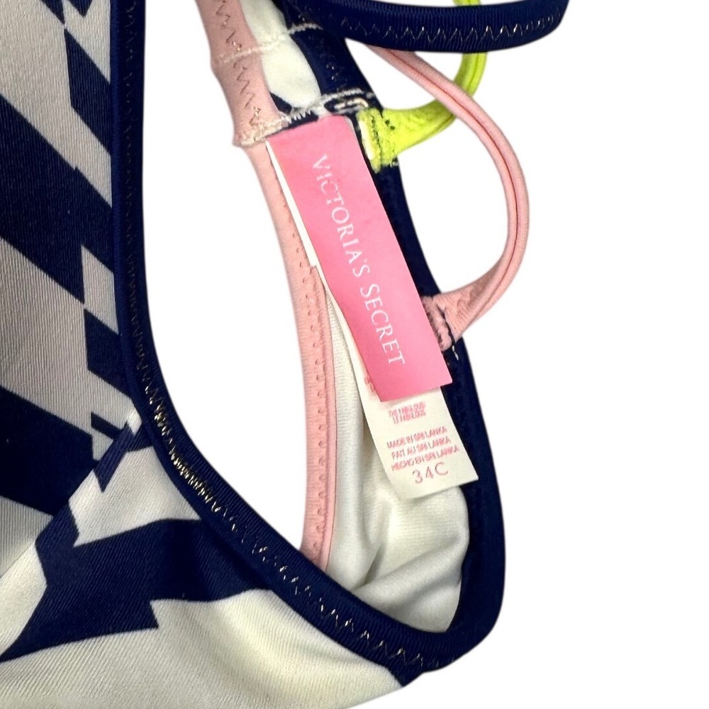 Victoria's Secret Swim The Fabulous Padded Push-Up Underwire Bikini Top Size 34C - Picture 7 of 10